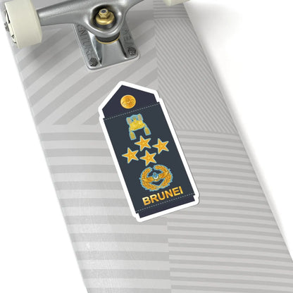 19.RBrAF GEN (Brunei) (Military Rank) STICKER Vinyl Kiss-Cut Decal - The Sticker Space