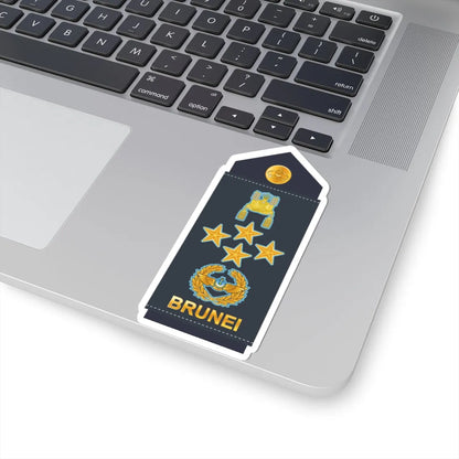 19.RBrAF GEN (Brunei) (Military Rank) STICKER Vinyl Kiss-Cut Decal - The Sticker Space