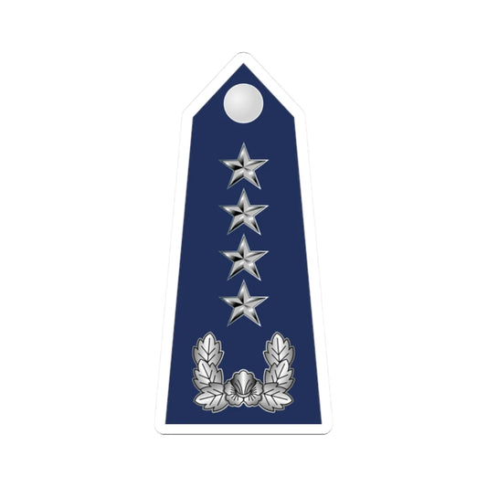 19.SKAF GEN (Korea) (Military Rank) STICKER Vinyl Kiss-Cut Decal 2 Inch White - The Sticker Space