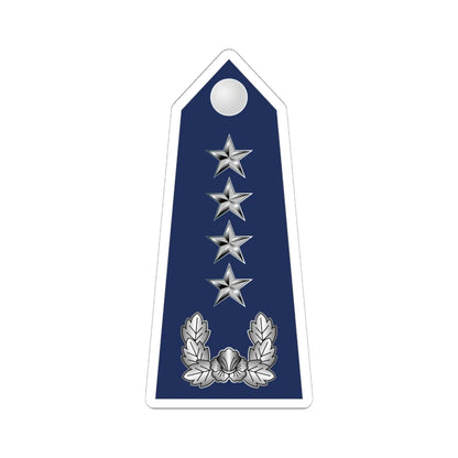 19.SKAF GEN (Korea) (Military Rank) STICKER Vinyl Kiss-Cut Decal 6 Inch White - The Sticker Space