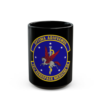 19th Aerospace Medicine Squadron (U.S. Air Force) Black Coffee Mug-15oz-The Sticker Space