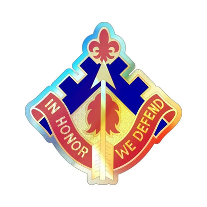 19th Air Defense Artillery Group (U.S. Army) Holographic STICKER Die-Cut Vinyl Decal 3 Inch Holographic - The Sticker Space