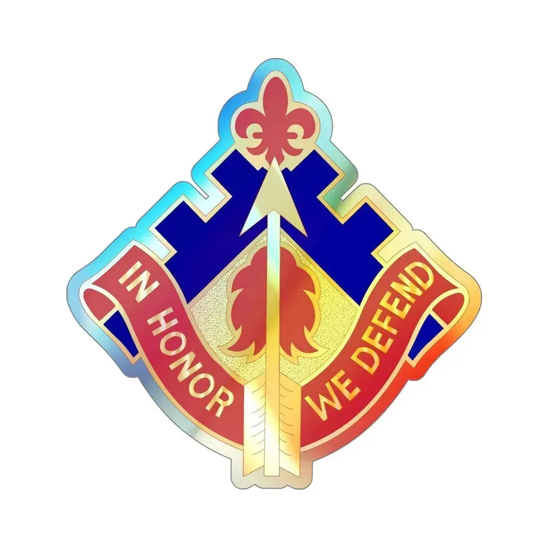 19th Air Defense Artillery Group (U.S. Army) Holographic STICKER Die-Cut Vinyl Decal 6 Inch Holographic - The Sticker Space