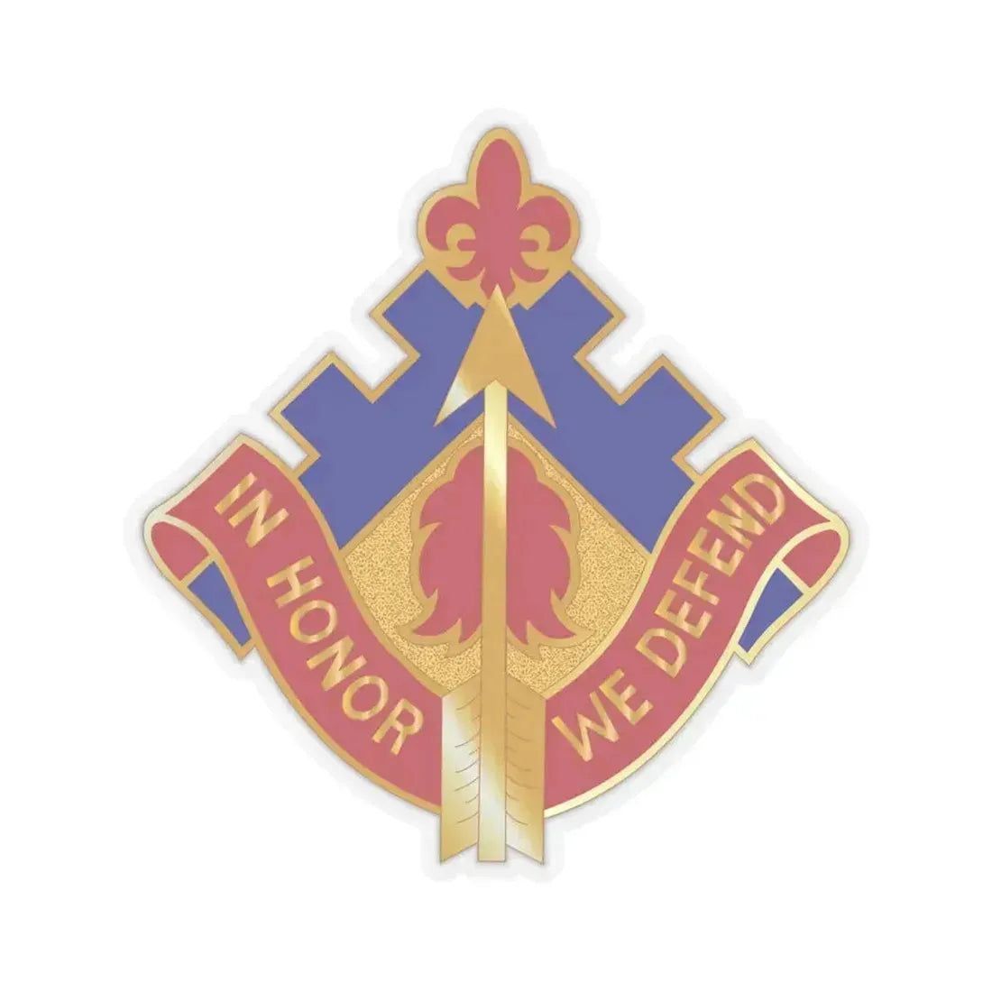 19th Air Defense Artillery Group (U.S. Army) STICKER Vinyl Kiss-Cut Decal 4 Inch Transparent - The Sticker Space