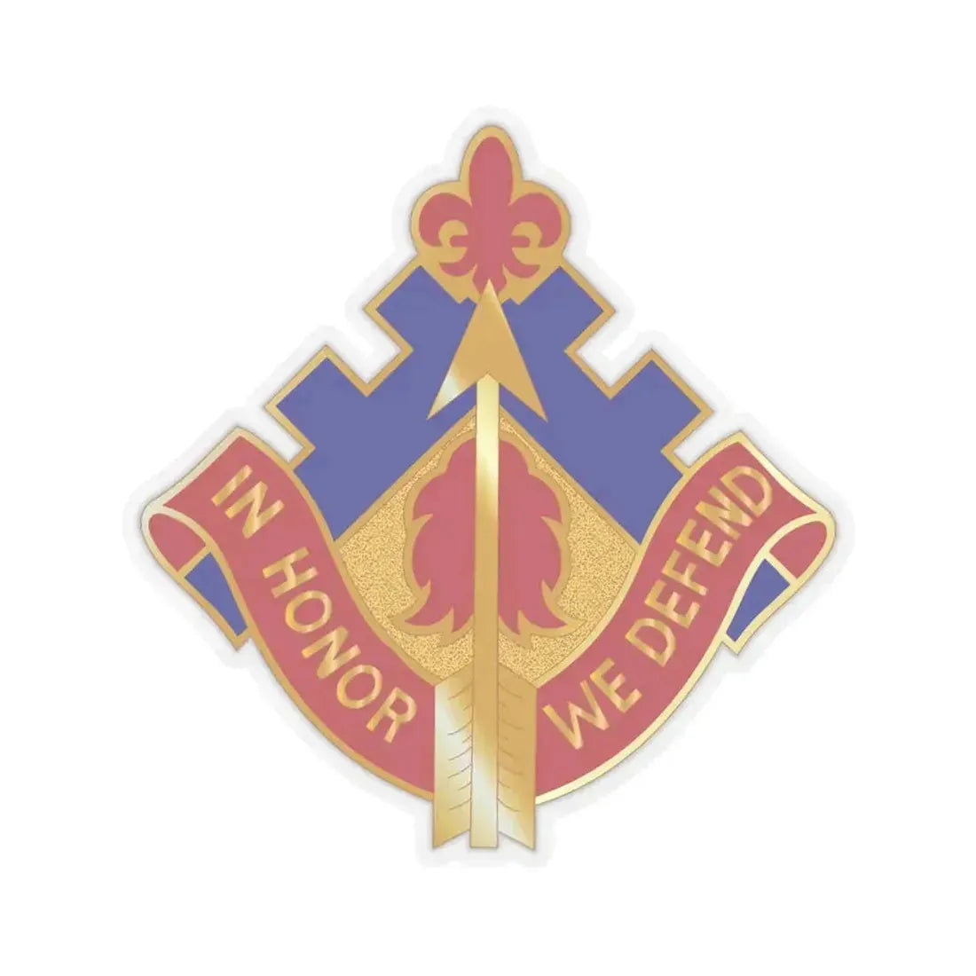 19th Air Defense Artillery Group (U.S. Army) STICKER Vinyl Kiss-Cut Decal 6 Inch Transparent - The Sticker Space