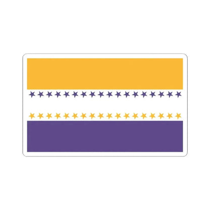 19th Amendment Victory Flag (United States) STICKER Vinyl Kiss-Cut Decal 2 Inch White - The Sticker Space