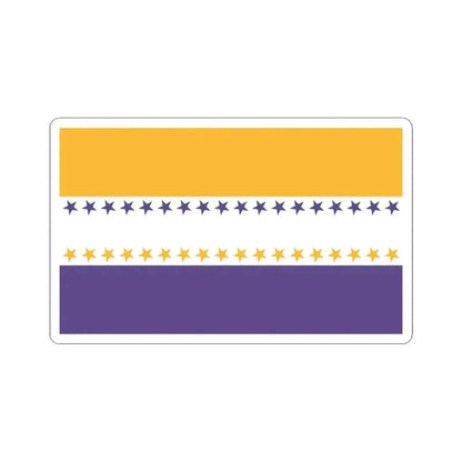 19th Amendment Victory Flag (United States) STICKER Vinyl Kiss-Cut Decal 3 Inch White - The Sticker Space