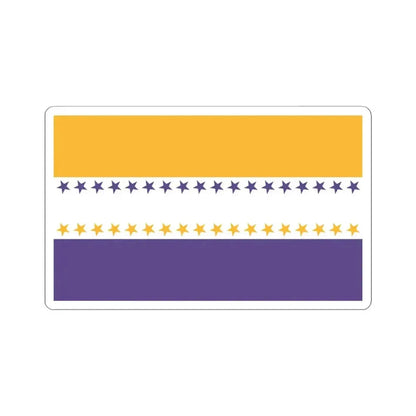 19th Amendment Victory Flag (United States) STICKER Vinyl Kiss-Cut Decal 4 Inch White - The Sticker Space