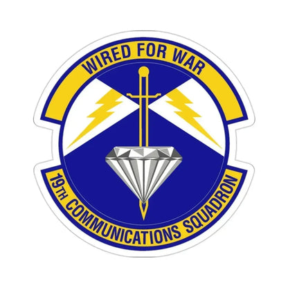 19th Communications Squadron (U.S. Air Force) STICKER Vinyl Die-Cut Decal 2 Inch - The Sticker Space