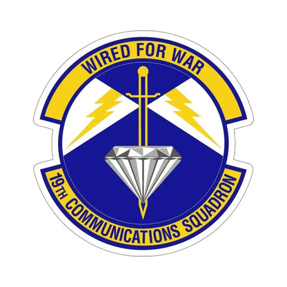 19th Communications Squadron (U.S. Air Force) STICKER Vinyl Die-Cut Decal 6 Inch - The Sticker Space