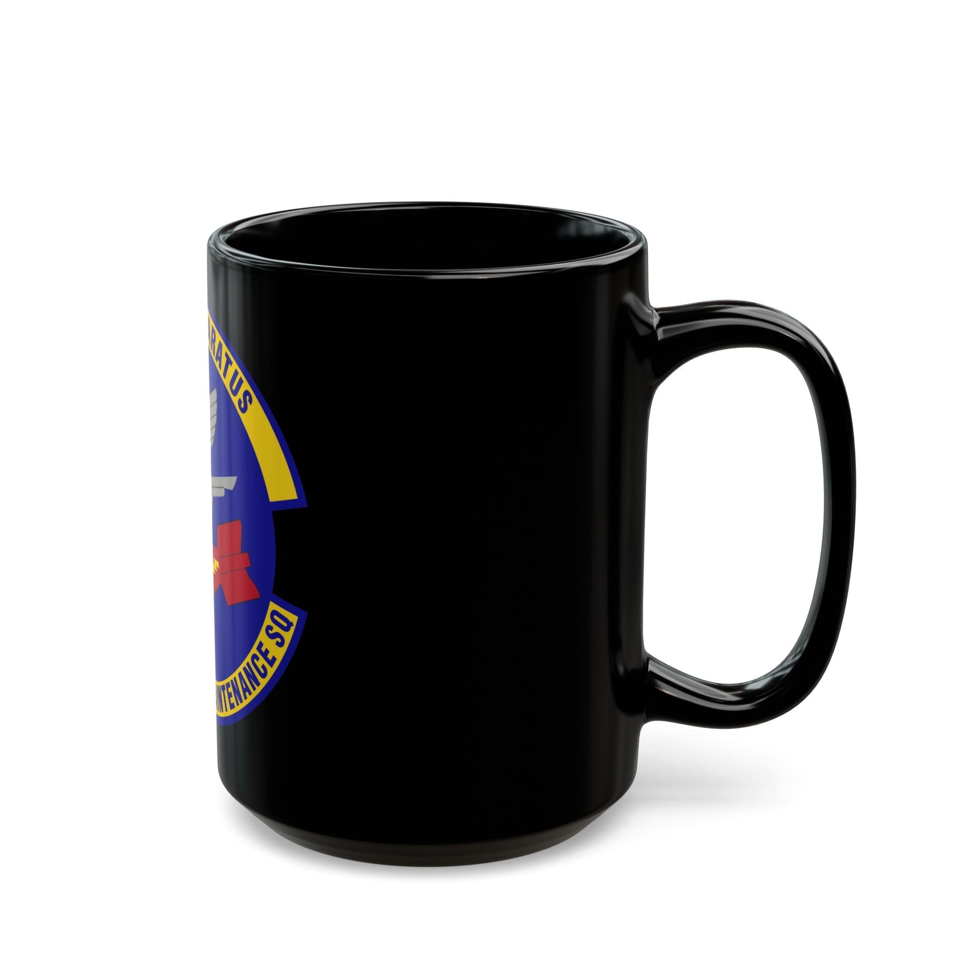 19th Equipment Maintenance Squadron (U.S. Air Force) Black Coffee Mug-The Sticker Space