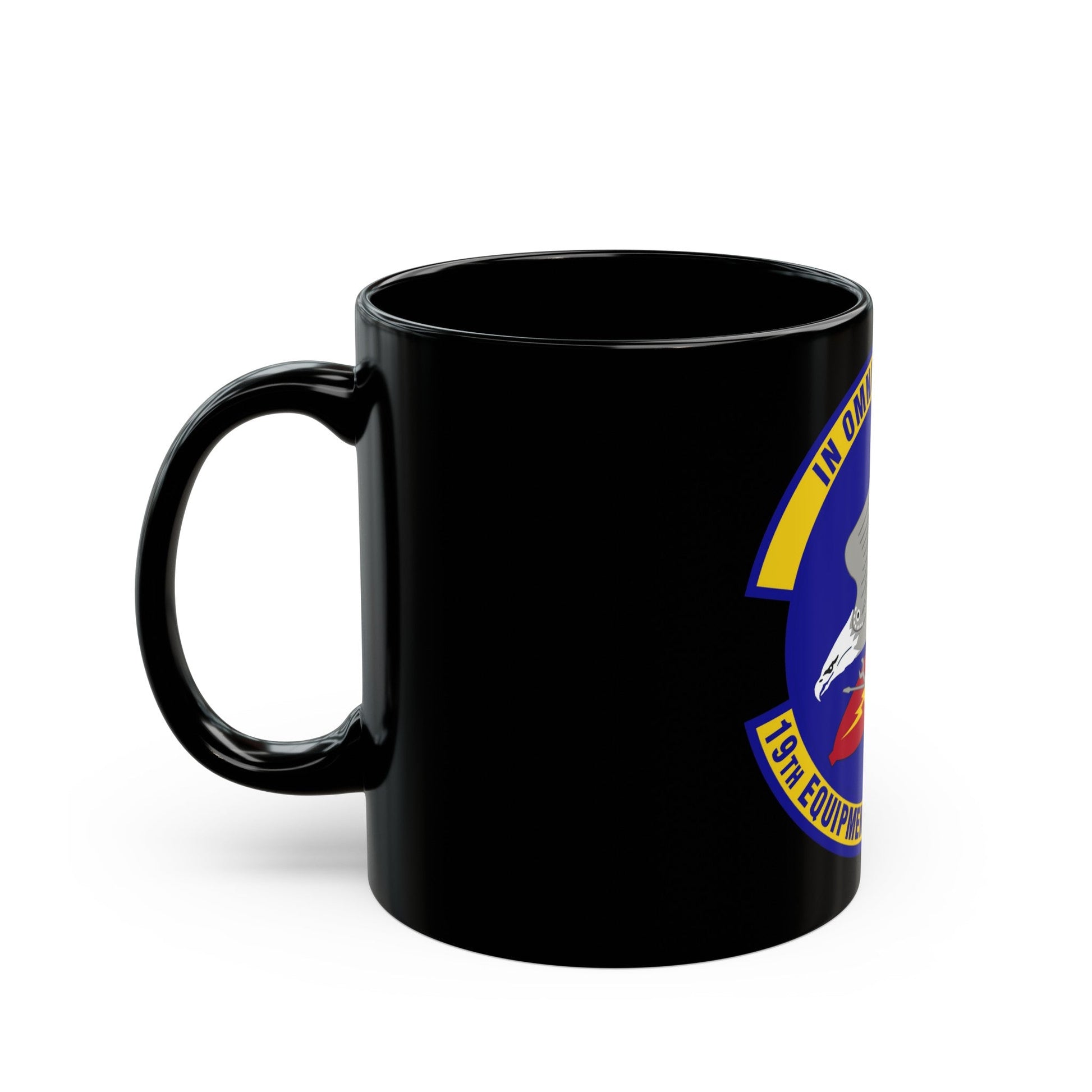 19th Equipment Maintenance Squadron (U.S. Air Force) Black Coffee Mug-The Sticker Space