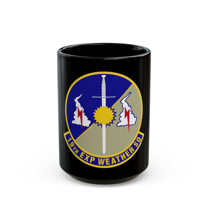 19th Expeditionary Weather Squadron (U.S. Air Force) Black Coffee Mug-15oz-The Sticker Space