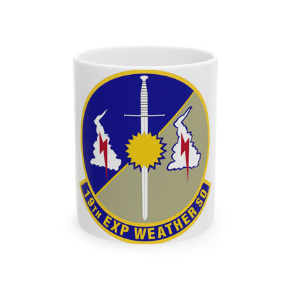 19th Expeditionary Weather Squadron (U.S. Air Force) White Coffee Mug-11oz-The Sticker Space