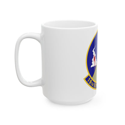 19th Expeditionary Weather Squadron (U.S. Air Force) White Coffee Mug-The Sticker Space
