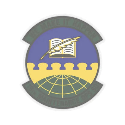 19th Maintenance Operations Squadron (U.S. Air Force) STICKER Vinyl Kiss-Cut Decal 2 Inch Transparent - The Sticker Space