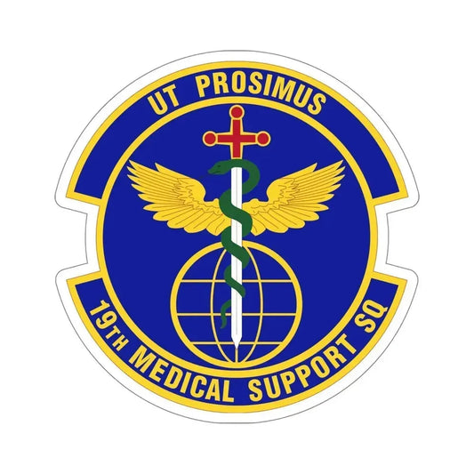 19th Medical Support Squadron (U.S. Air Force) STICKER Vinyl Die-Cut Decal 6 Inch - The Sticker Space