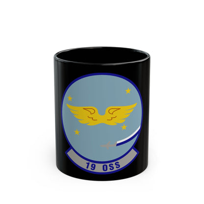 19th Operations Support Squadron (U.S. Air Force) Black Coffee Mug-11oz-The Sticker Space