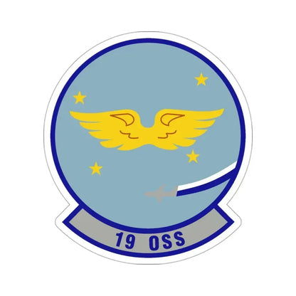 19th Operations Support Squadron (U.S. Air Force) STICKER Vinyl Die-Cut Decal 3 Inch - The Sticker Space