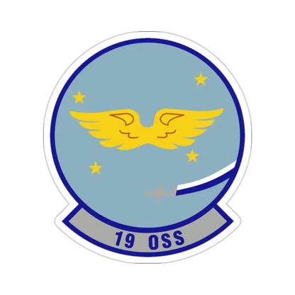19th Operations Support Squadron (U.S. Air Force) STICKER Vinyl Die-Cut Decal - The Sticker Space
