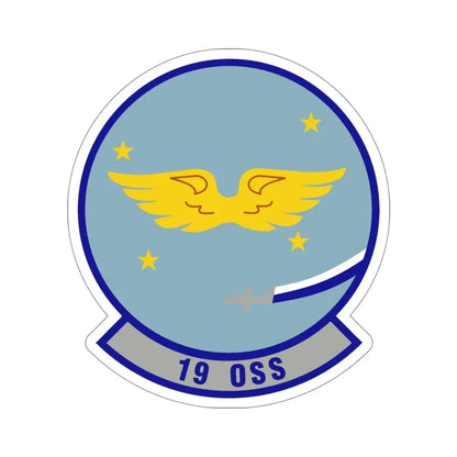 19th Operations Support Squadron (U.S. Air Force) STICKER Vinyl Die-Cut Decal - The Sticker Space