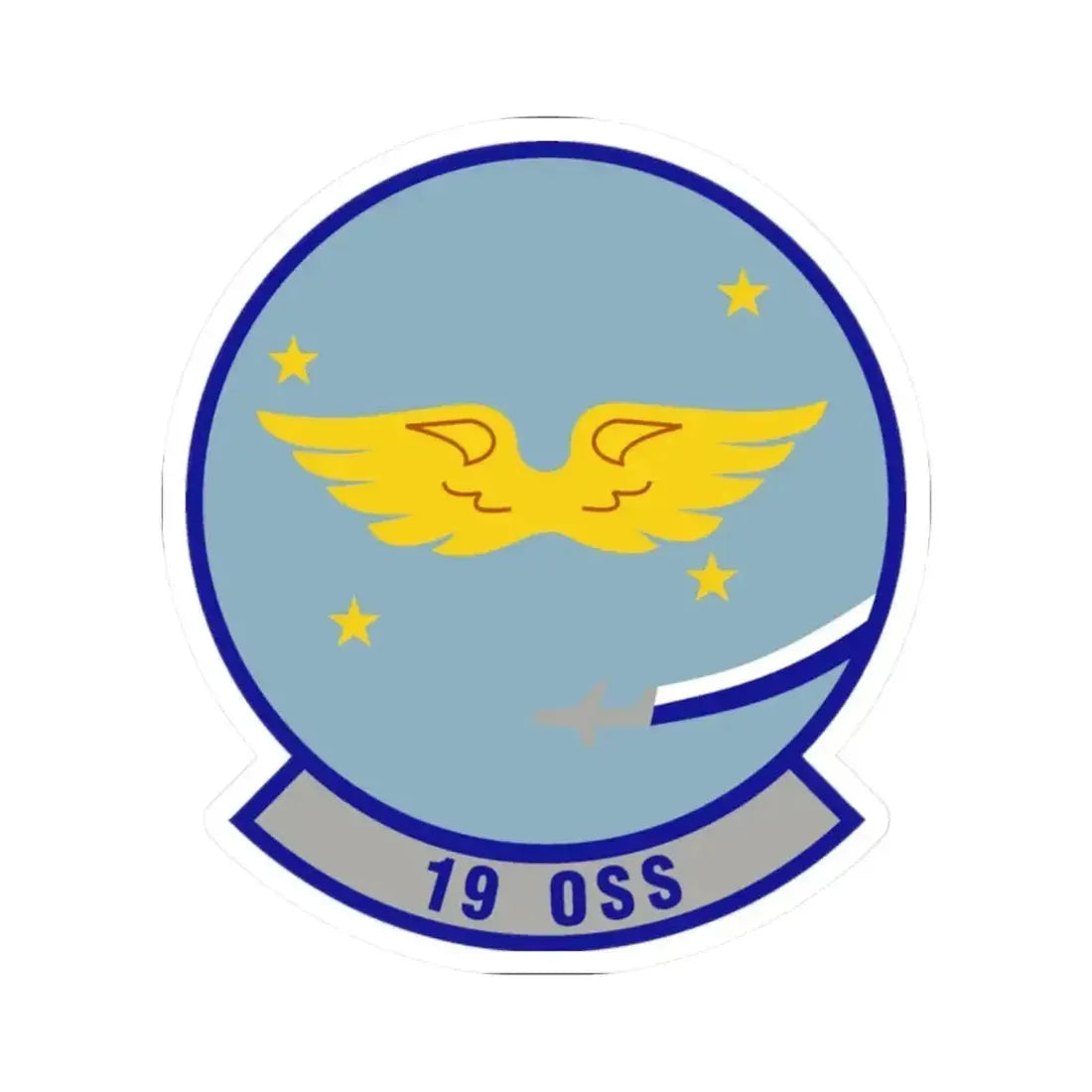 19th Operations Support Squadron (U.S. Air Force) STICKER Vinyl Kiss-Cut Decal - The Sticker Space