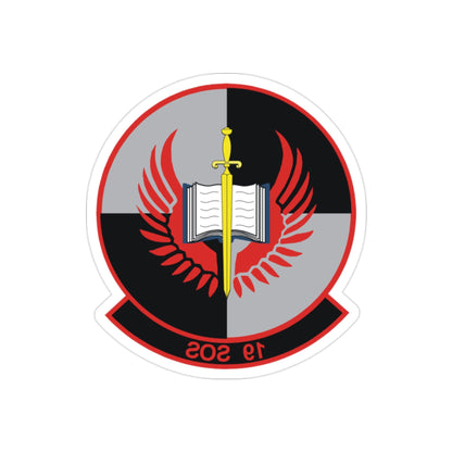 19th Special Operations Squadron (U.S. Air Force) REVERSE PRINT Transparent STICKER-2" × 2"-The Sticker Space