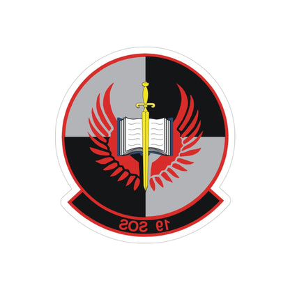 19th Special Operations Squadron (U.S. Air Force) REVERSE PRINT Transparent STICKER-3" × 3"-The Sticker Space