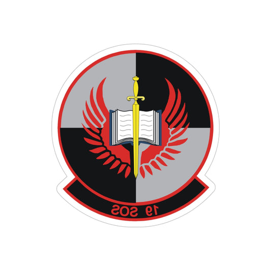 19th Special Operations Squadron (U.S. Air Force) REVERSE PRINT Transparent STICKER-6" × 6"-The Sticker Space