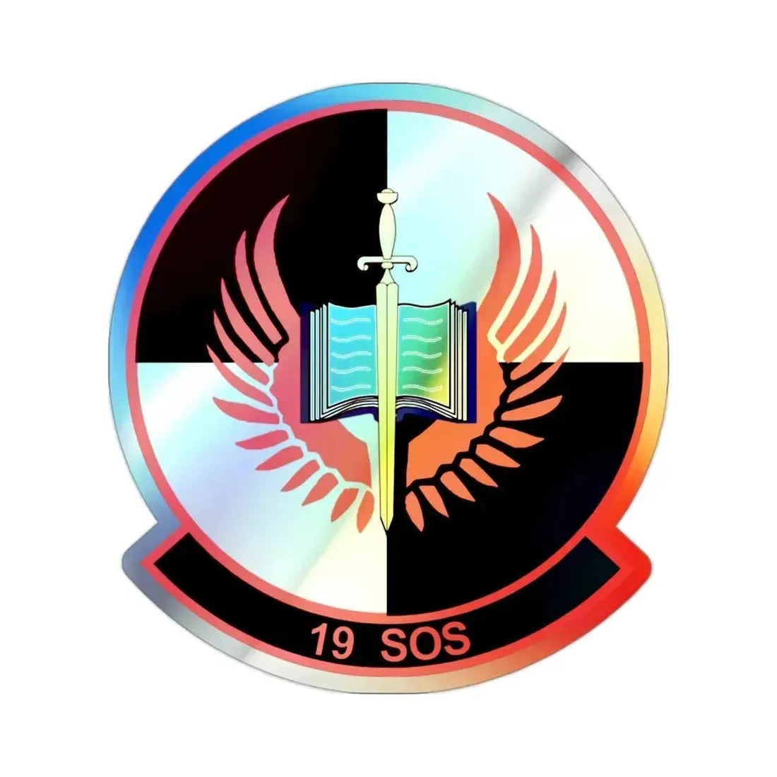 19th Special Operations Squadron (U.S. Air Force) Holographic STICKER Die-Cut Vinyl Decal 2 Inch Holographic - The Sticker Space