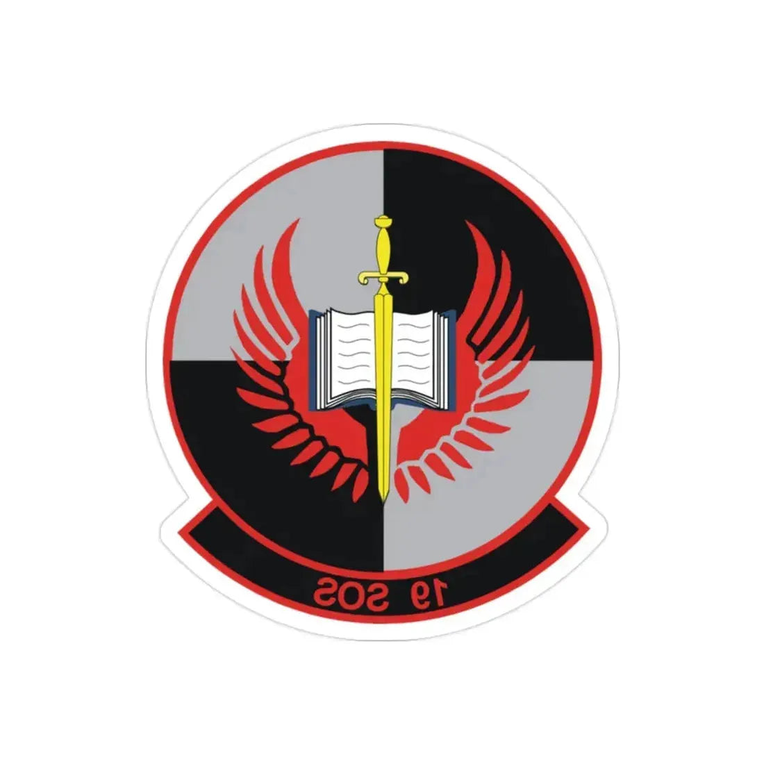 19th Special Operations Squadron (U.S. Air Force) REVERSE PRINT Transparent Die-Cut STICKER - The Sticker Space