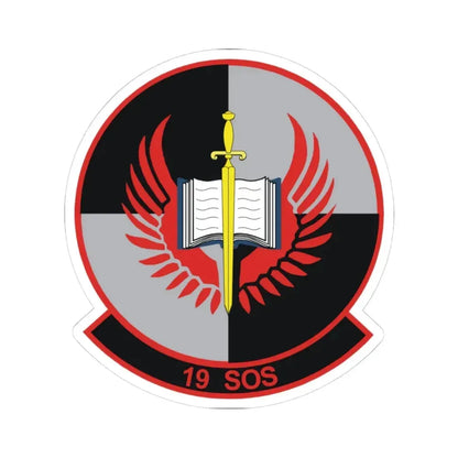 19th Special Operations Squadron (U.S. Air Force) STICKER Vinyl Kiss-Cut Decal 3 Inch White - The Sticker Space