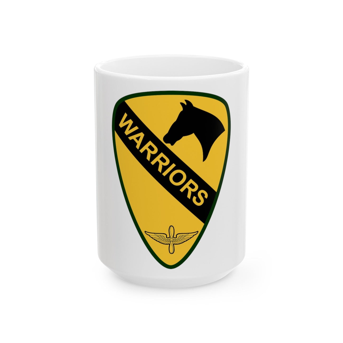 1st Air Cavalry Brigade (U.S. Army) White Coffee Mug-15oz-The Sticker Space