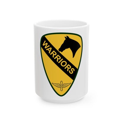 1st Air Cavalry Brigade (U.S. Army) White Coffee Mug-15oz-The Sticker Space