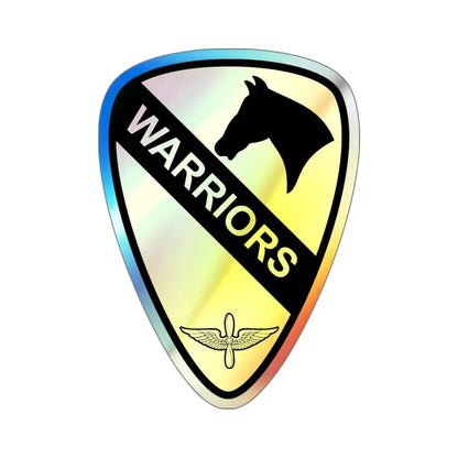 1st Air Cavalry Brigade (U.S. Army) Holographic STICKER Die-Cut Vinyl Decal 5 Inch Holographic - The Sticker Space