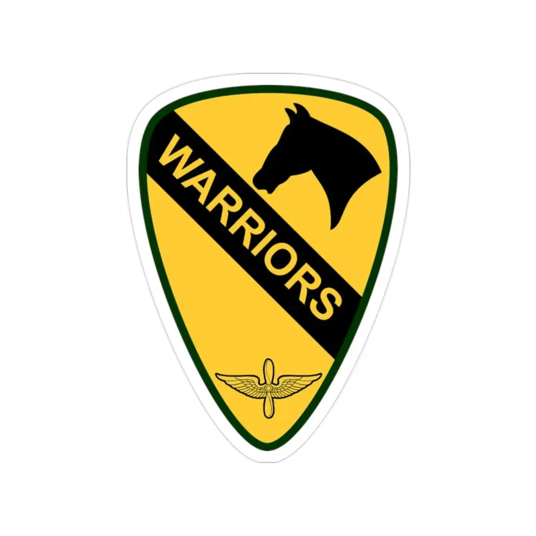 1st Air Cavalry Brigade (U.S. Army) Transparent STICKER Die-Cut Vinyl Decal - The Sticker Space