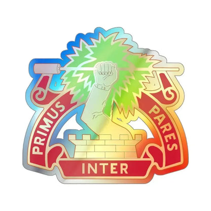 1st Air Defense Artillery Regiment (U.S. Army) Holographic STICKER Die-Cut Vinyl Decal 3 Inch Holographic - The Sticker Space