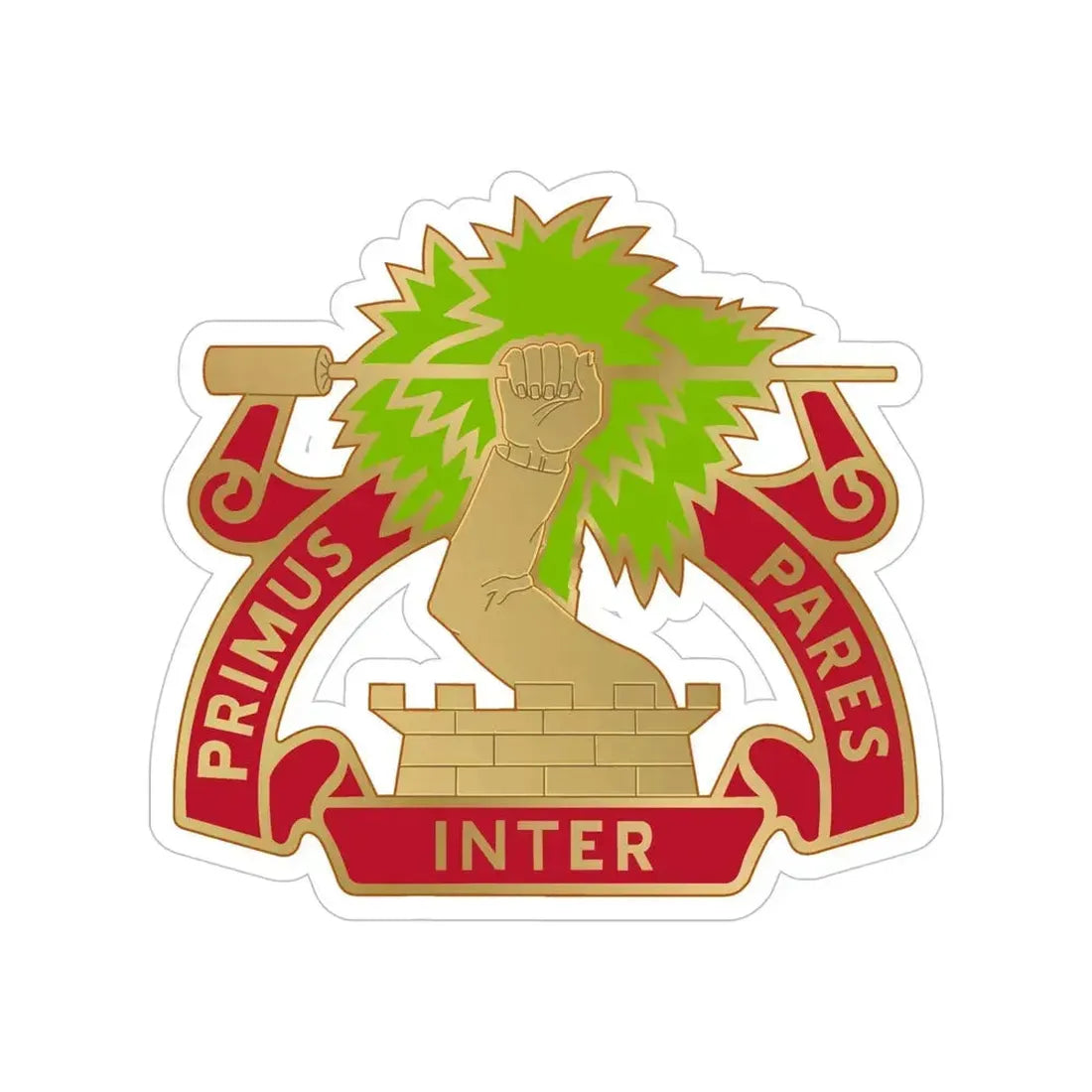 1st Air Defense Artillery Regiment (U.S. Army) Transparent STICKER Die-Cut Vinyl Decal 5 Inch - The Sticker Space