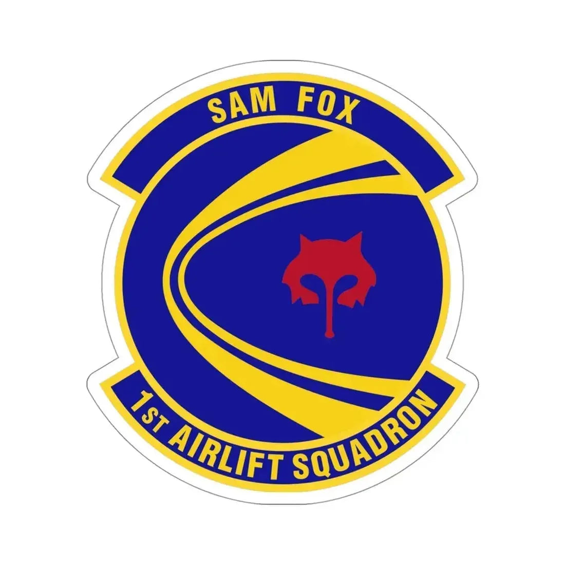 1st Airlift Squadron (U.S. Air Force) STICKER Vinyl Die-Cut Decal - The Sticker Space
