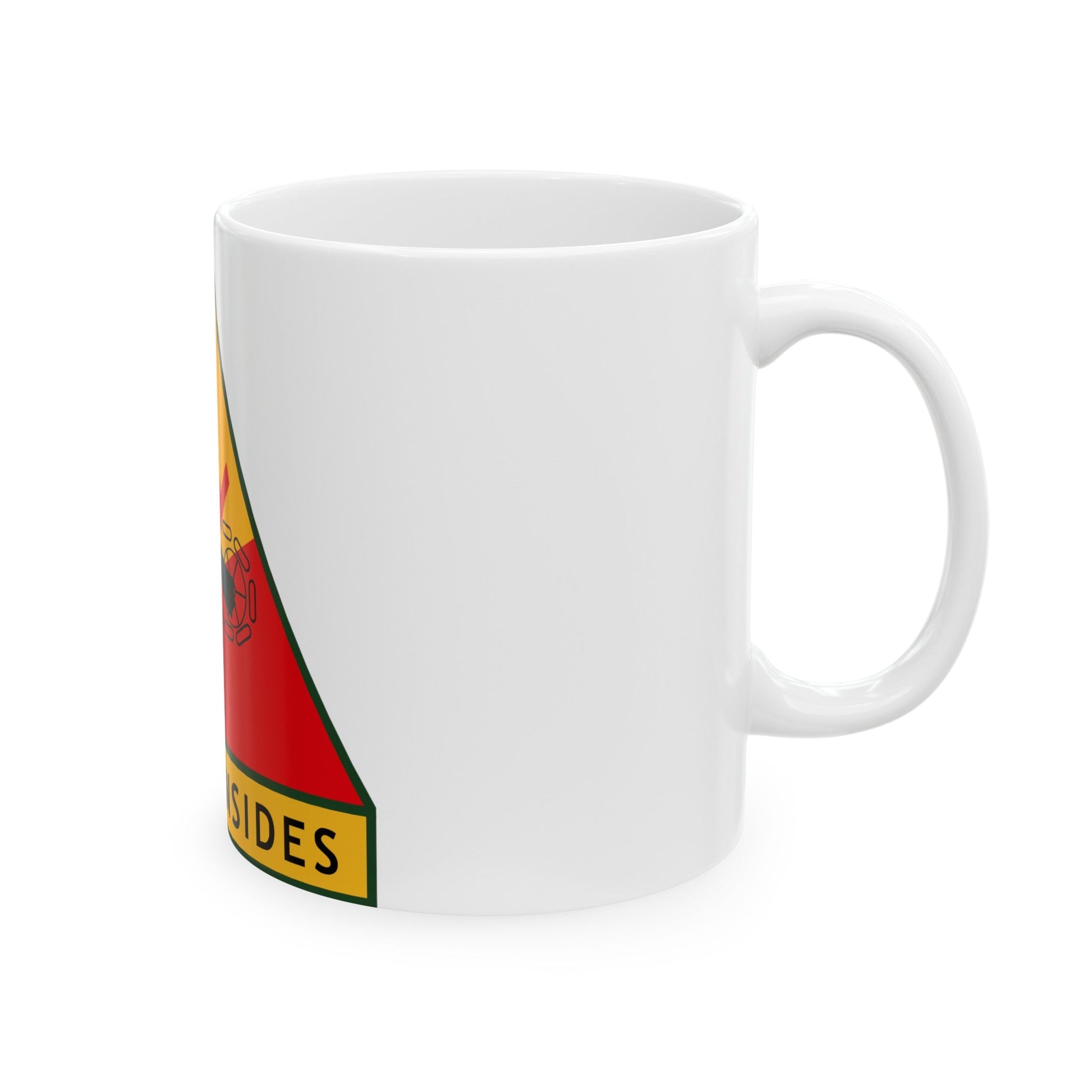 1st Armored Division (U.S. Army) White Coffee Mug-The Sticker Space