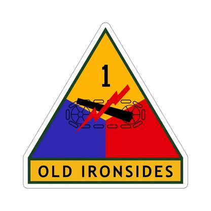 1st Armored Division (U.S. Army) STICKER Vinyl Die-Cut Decal 6 Inch - The Sticker Space