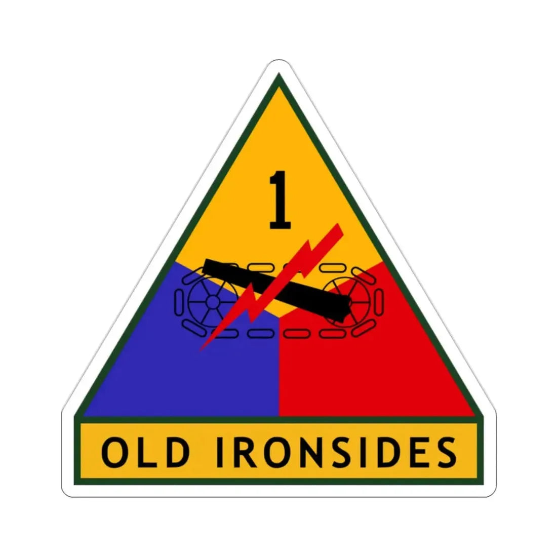 1st Armored Division (U.S. Army) STICKER Vinyl Die-Cut Decal - The Sticker Space