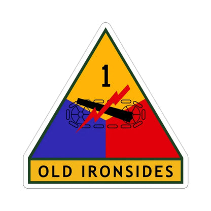 1st Armored Division (U.S. Army) STICKER Vinyl Die-Cut Decal - The Sticker Space