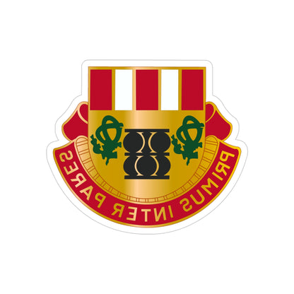 1st Artillery Regiment (U.S. Army) REVERSE PRINT Transparent STICKER-4" × 4"-The Sticker Space