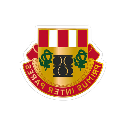 1st Artillery Regiment (U.S. Army) REVERSE PRINT Transparent STICKER-5" × 5"-The Sticker Space