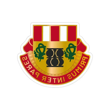 1st Artillery Regiment (U.S. Army) REVERSE PRINT Transparent Die-Cut STICKER 6 Inch Die-Cut Transparent - The Sticker Space
