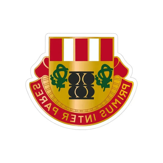 1st Artillery Regiment (U.S. Army) REVERSE PRINT Transparent Die-Cut STICKER 6 Inch Die-Cut Transparent - The Sticker Space