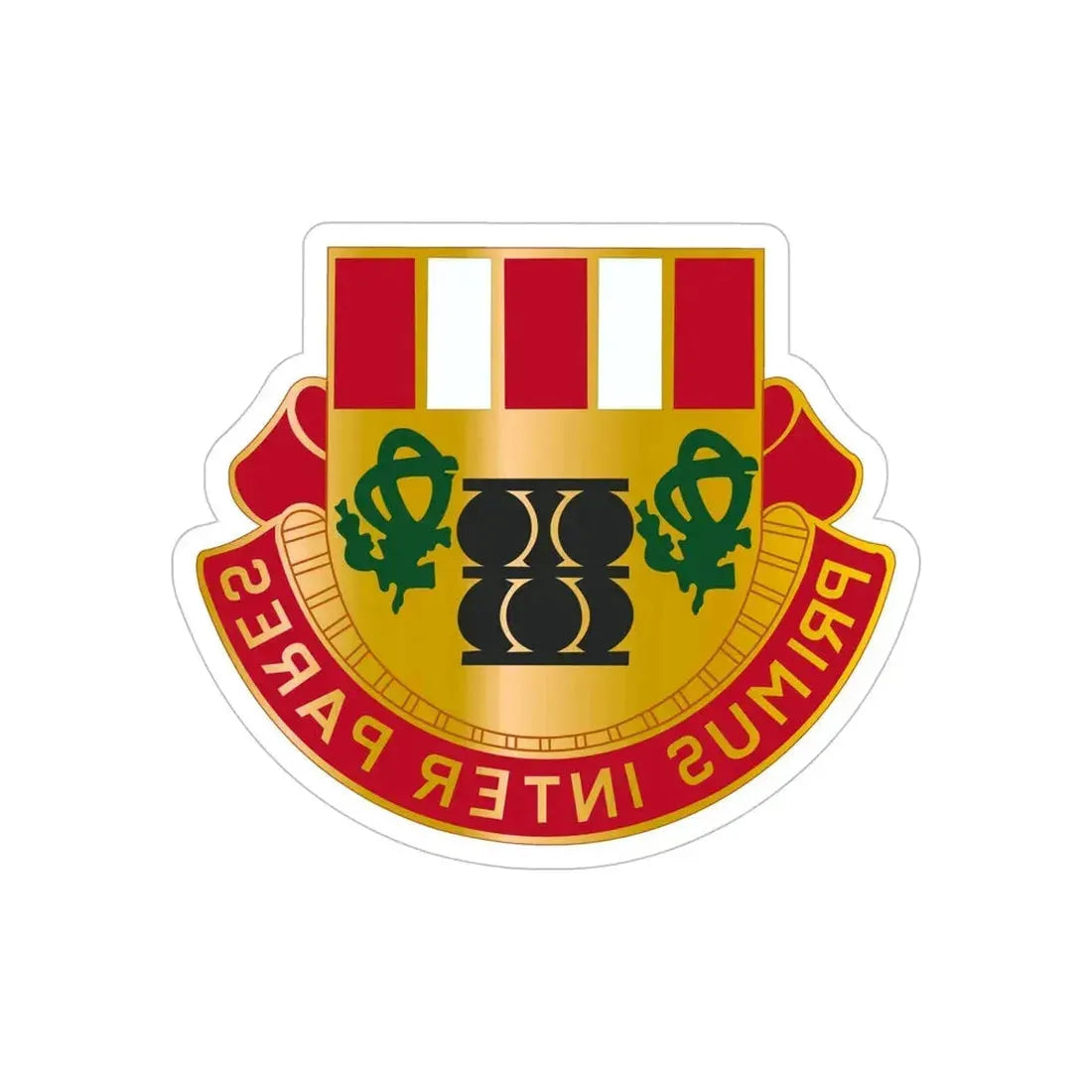 1st Artillery Regiment (U.S. Army) REVERSE PRINT Transparent Die-Cut STICKER - The Sticker Space