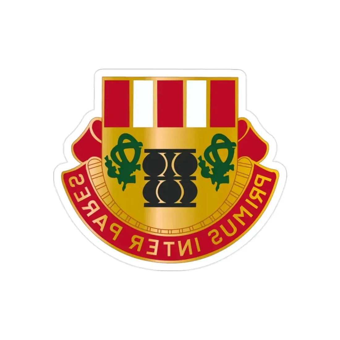 1st Artillery Regiment (U.S. Army) REVERSE PRINT Transparent Die-Cut STICKER - The Sticker Space