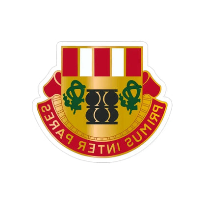 1st Artillery Regiment (U.S. Army) REVERSE PRINT Transparent Die-Cut STICKER - The Sticker Space